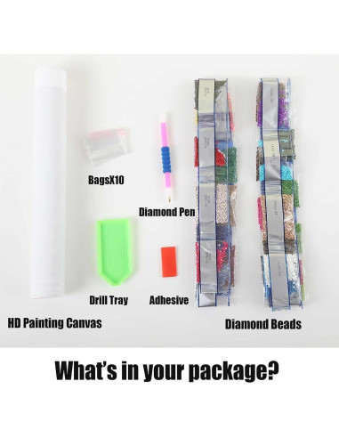 Kit de Pintura de Diamante 5D CSZPPQAF 30x30 cm para Adultos