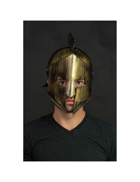 Casco de Gladiador Adulto Nicky Bigs Novelties con Máscara Plegable Casco de Gladiador Adulto Nicky Bigs Novelties con Máscara Plegable