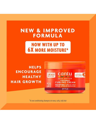 Crema para Rizos Cantu Coco y Manteca de Karité 340 g