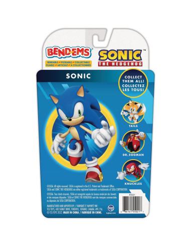 Figura de acción flexible Sonic The Hedgehog PVC 20.3cm
