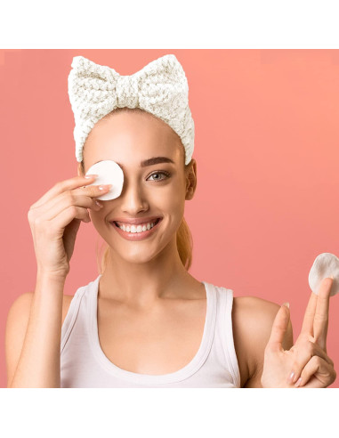 Diademas de Microfibra LAPOHI 3 Piezas para Maquillaje y Yoga