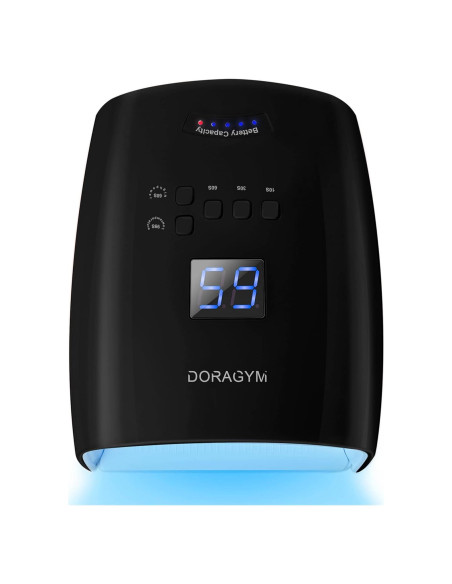 Lámpara de Uñas LED UV DORAGYM 66W Inalámbrica Recargable Lámpara de Uñas LED UV DORAGYM 66W Inalámbrica Recargable