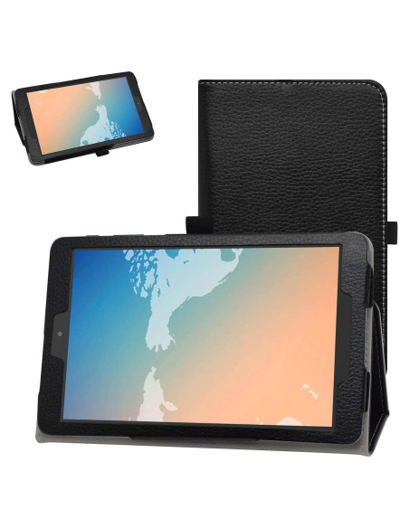 Funda de Cuero PU Bige Case para Tableta Alcatel TCL 8" Funda de Cuero PU Bige Case para Tableta Alcatel TCL 8"