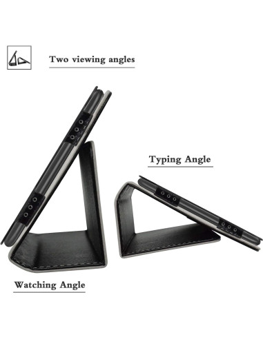 Funda de Cuero PU Bige Case para Tableta Alcatel TCL 8"