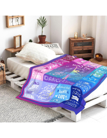 Manta de Danza Franela COLDRICH 127x102cm Suave y Cálida Manta de Danza Franela COLDRICH 127x102cm Suave y Cálida