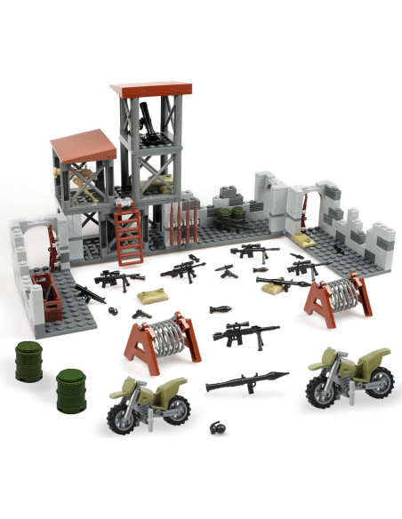 Juego de Bloques de Construcción Base Militar Finger Rock 370g Juego de Bloques de Construcción Base Militar Finger Rock 370g