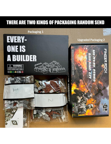 Juego de Bloques de Construcción Base Militar Finger Rock 370g Juego de Bloques de Construcción Base Militar Finger Rock 370g