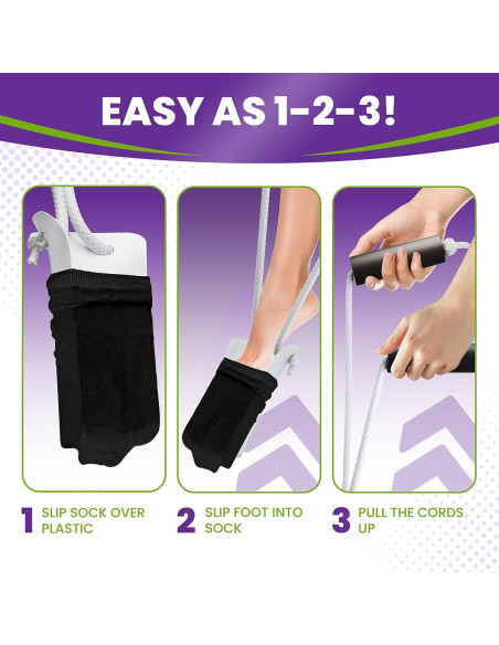 Ayuda para Poner Calcetines Mars Wellness Deluxe - 31" Ajustable Ayuda para Poner Calcetines Mars Wellness Deluxe - 31" Ajustable