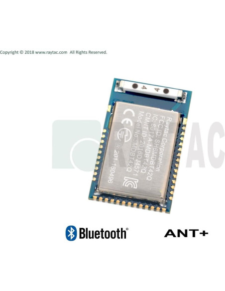 Módulo Bluetooth Raytac MDBT42Q-512KV2 32 GPIO BT5.2 Módulo Bluetooth Raytac MDBT42Q-512KV2 32 GPIO BT5.2