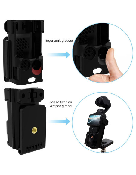 Soporte Magnético ITOTIN para Osmo Pocket 3, Ajustable 180 Soporte Magnético ITOTIN para Osmo Pocket 3, Ajustable 180