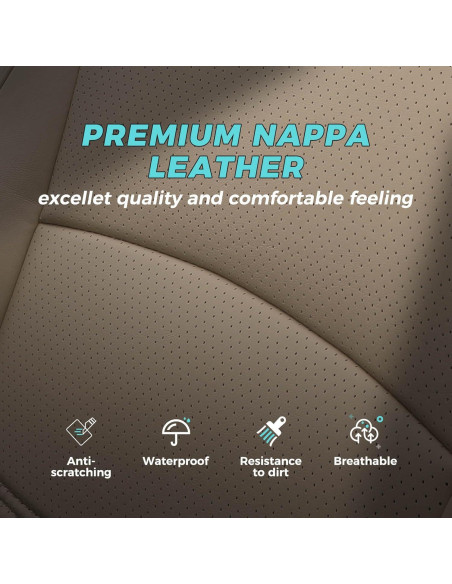 Fundas de Asiento Toyota Highlander 2014-2019 Beige FEINEPRO Fundas de Asiento Toyota Highlander 2014-2019 Beige FEINEPRO