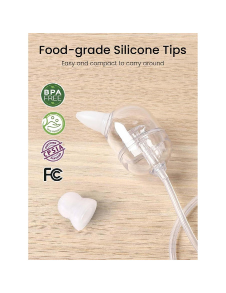 Aspirador Nasal Eléctrico GROWNSY para Bebé con Luz y Música Aspirador Nasal Eléctrico GROWNSY para Bebé con Luz y Música