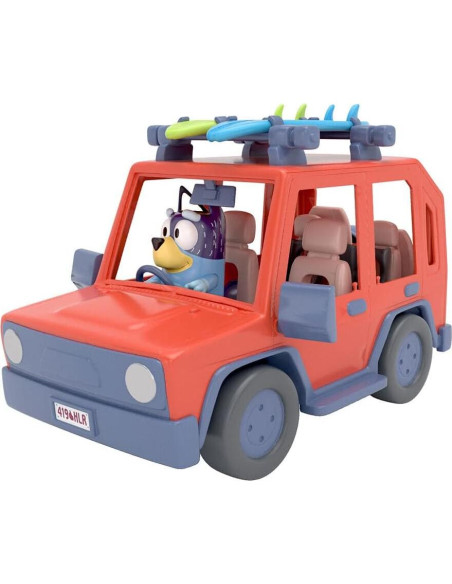 Vehículo Familiar Heeler 4WD Bluey con Figuras y Tablas de Surf Vehículo Familiar Heeler 4WD Bluey con Figuras y Tablas de Surf