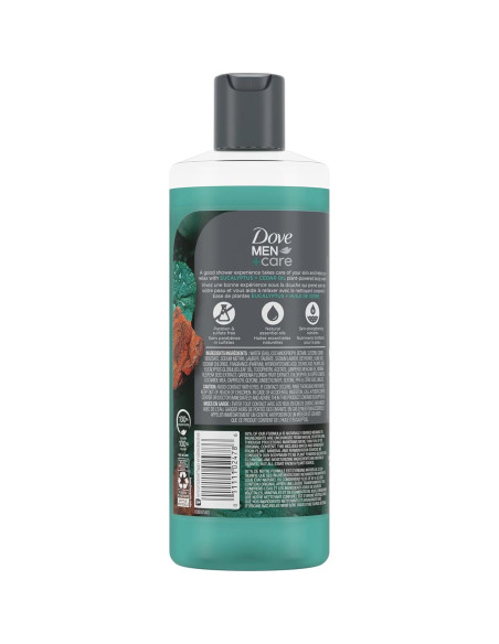 Gel de Ducha Dove Men+Care Eucalipto y Cedro 532 ml x4 Gel de Ducha Dove Men+Care Eucalipto y Cedro 532 ml x4