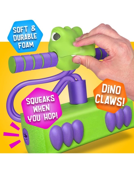 Saltador de Espuma Pogo Saurus MindSprout para Niños 3-7 Años Saltador de Espuma Pogo Saurus MindSprout para Niños 3-7 Años
