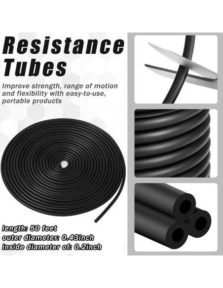 Tubo de Resistencia Elástico Wesnoy 15.25m Nivel Avanzado Tubo de Resistencia Elástico Wesnoy 15.25m Nivel Avanzado