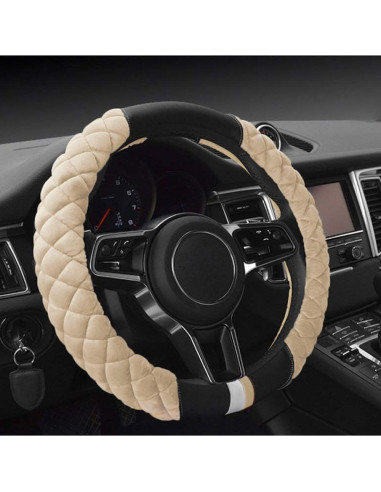 Funda Universal para Volante Cxtiy de Piel Acolchada 38cm