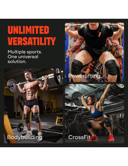 Fajas para Rodillas Mava Sports - Compresión 182.88 cm - Unisex Fajas para Rodillas Mava Sports - Compresión 182.88 cm - Unisex