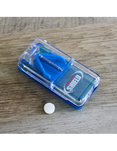 Cortador de Pastillas EZY DOSE con Escudo de Seguridad - Paquete de 2