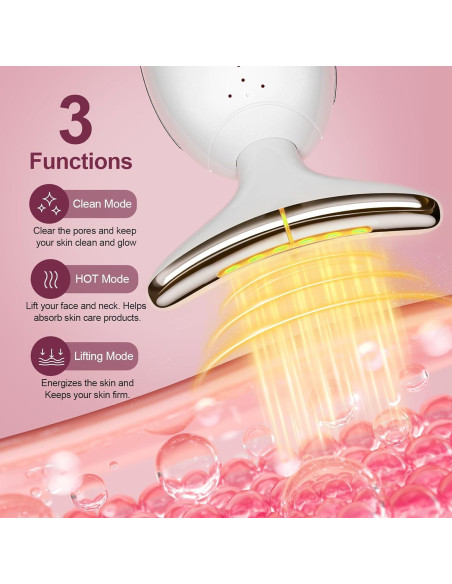 Masajeador Facial LED GDKLXL 7 en 1 para Cuidado de Piel Masajeador Facial LED GDKLXL 7 en 1 para Cuidado de Piel