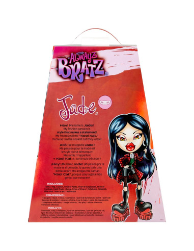 Muñeca de Moda Bratz Alwayz Jade con 14 Accesorios