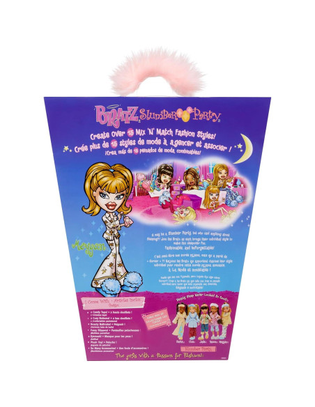 Muñeca Bratz Fiesta de Sueños Meygan con 2 Pijamas y Accesorios Muñeca Bratz Fiesta de Sueños Meygan con 2 Pijamas y Accesorios