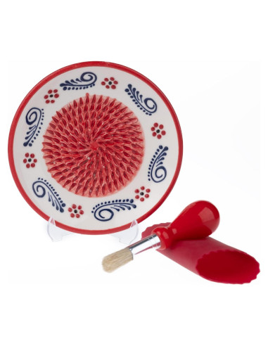 Juego de Platos Ralladores de Ajo Cerámica Evanilife 4 Pcs
