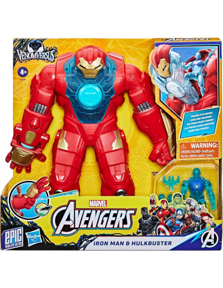 Set de Figuras Marvel Iron Man y Hulkbuster 10 cm Set de Figuras Marvel Iron Man y Hulkbuster 10 cm