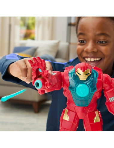 Set de Figuras Marvel Iron Man y Hulkbuster 10 cm