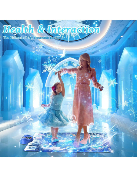 Alfombra de Baile SKYCOMET Azul 6 Botones Bluetooth 13 Canciones Alfombra de Baile SKYCOMET Azul 6 Botones Bluetooth 13 Canciones