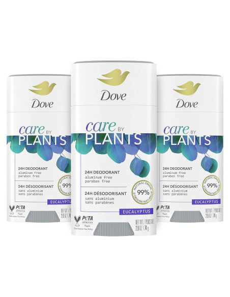 Desodorante Dove Cuidado por Plantas Eucalipto 3x73.93g Desodorante Dove Cuidado por Plantas Eucalipto 3x73.93g