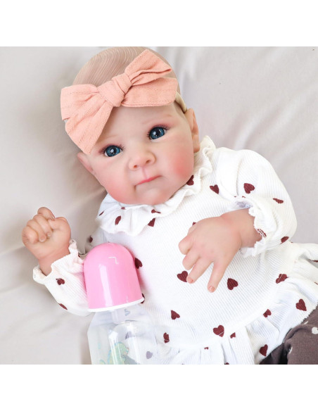 Muñeca Bebé Reborn Realista XSWPL 45.72 cm Marrón Muñeca Bebé Reborn Realista XSWPL 45.72 cm Marrón