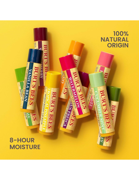 Bálsamo Labial Burt's Bees Pack 4 Tubos 4.25g Sabores Naturales Bálsamo Labial Burt's Bees Pack 4 Tubos 4.25g Sabores Naturales