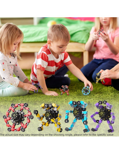 Spinners Antiestrés HIQCGS 9-Pack Juguetes Sensoriales