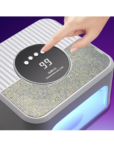 Lámpara de Uñas UV LED JYDFYP 268W con 4 Temporizadores