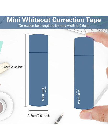 Cinta Correctora Blanca GEEHUA 6 Piezas 36m Mini Portátil Cinta Correctora Blanca GEEHUA 6 Piezas 36m Mini Portátil