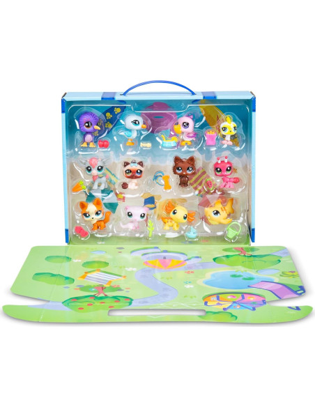 Set Coleccionista Littlest Pet Shop Aventura Viajera 12 Mascotas Set Coleccionista Littlest Pet Shop Aventura Viajera 12 Mascotas