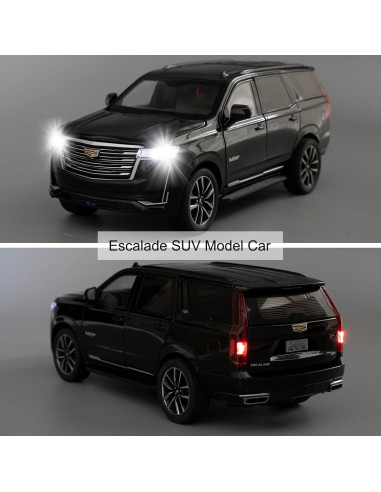 Coche de Juguete SUV Escalade 1:24 WAKAKAC con Sonido y Luz
