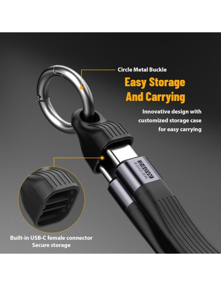 Cable USB C Corto 13cm EndlesShine 240W Carga Rápida Cable USB C Corto 13cm EndlesShine 240W Carga Rápida