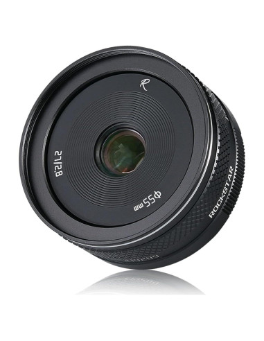 Lente Manual AstrHori 27mm F2.8 II para Canon EF-M - Negro