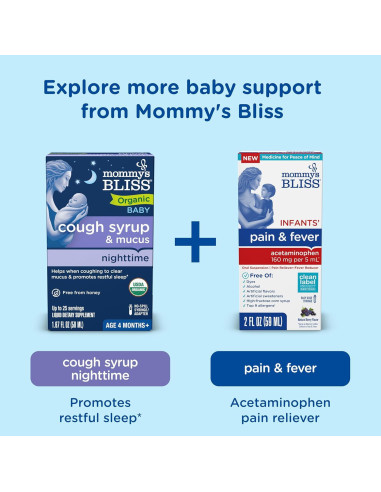 Jarabe Orgánico para la Tos Bebés Mommy's Bliss 49.6 ml