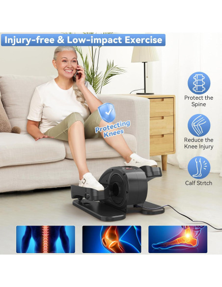Máquina Elíptica Bajo Escritorio Tvdugim Compacta con Control Remoto Máquina Elíptica Bajo Escritorio Tvdugim Compacta con Control Remoto