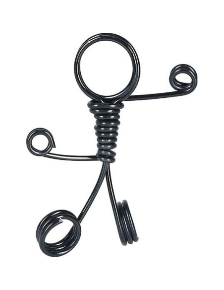 Alambre de Aluminio 2mm Tenn Well 30 Metros Negro para Manualidades Alambre de Aluminio 2mm Tenn Well 30 Metros Negro para Manualidades