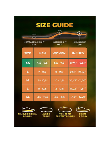 Plantillas Deportivas EASYFEET JF-146 para Correr Unisex