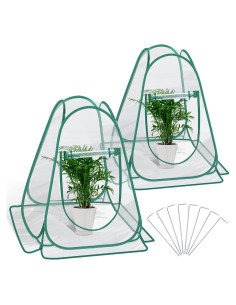 Invernadero Plegable Fuairmee 2-Pack PVC 70x70x80 cm