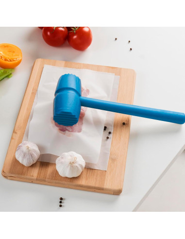 Martillo Aplastador de Carne Mix.Home Doble Cara 27.94 cm Azul