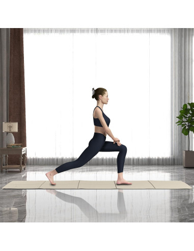 Esteras de Yoga Plegables READAEER 6mm Antideslizantes TPE