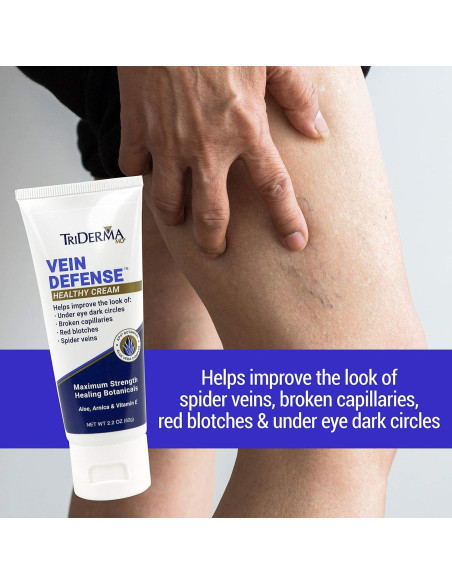 Crema TriDerma Defensa de Venas 62.37g - Alivio Ojeras y Venas Crema TriDerma Defensa de Venas 62.37g - Alivio Ojeras y Venas