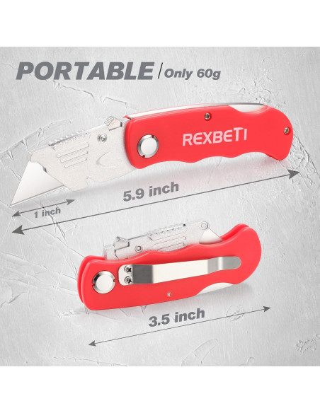 Cuchillos Utilitarios REXBETI 12 Piezas con 20 Cuchillas SK5 Cuchillos Utilitarios REXBETI 12 Piezas con 20 Cuchillas SK5