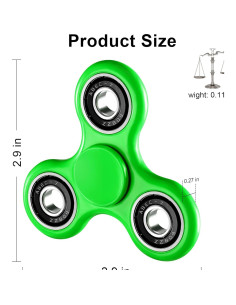 Spinner Antiestrés WELLVO 2 Pcs para Niños y Adultos 2